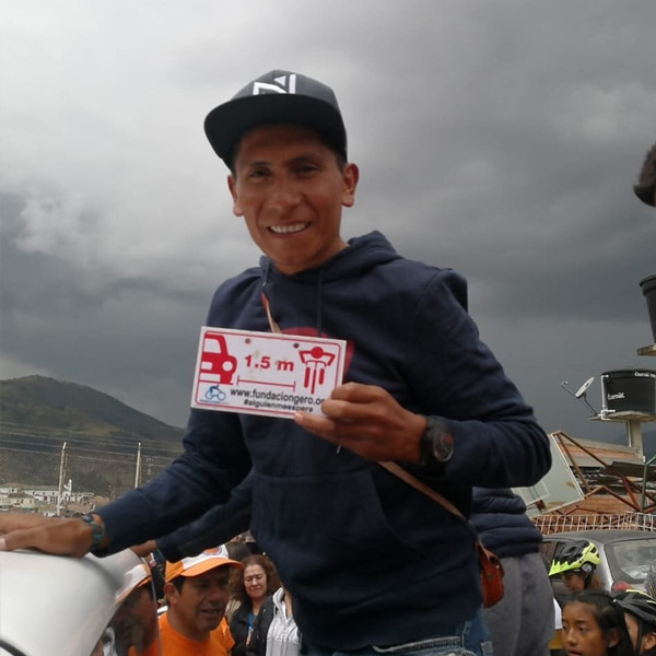 Nairo Quintana con la fundación Gero